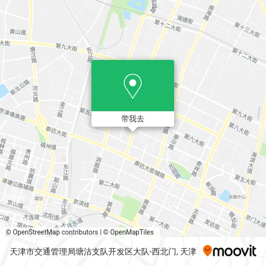 天津市交通管理局塘沽支队开发区大队-西北门地图