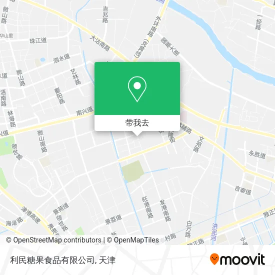 利民糖果食品有限公司地图
