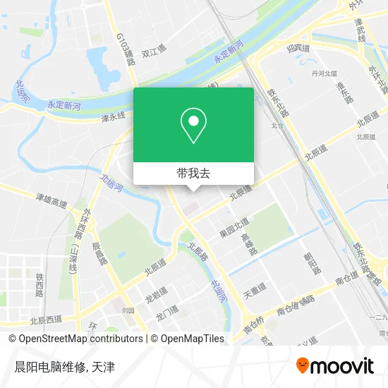 晨阳电脑维修地图