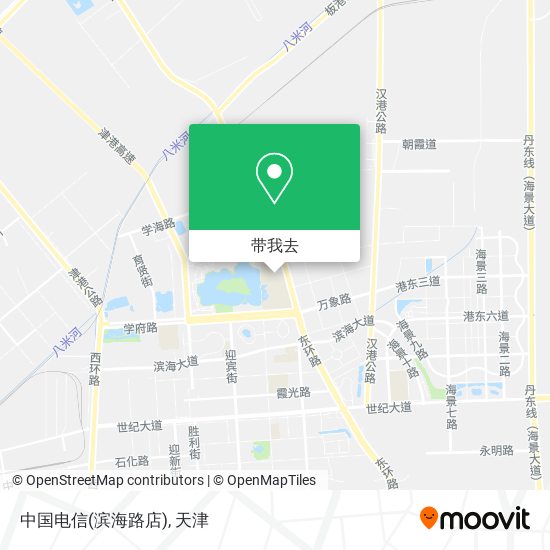 中国电信(滨海路店)地图