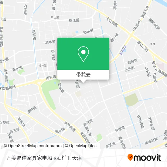 万美易佳家具家电城-西北门地图
