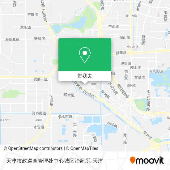 天津市政巡查管理处中心城区治超所地图