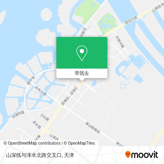 山深线与泽水北路交叉口地图