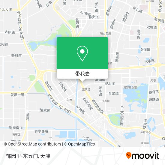 郁园里-东五门地图
