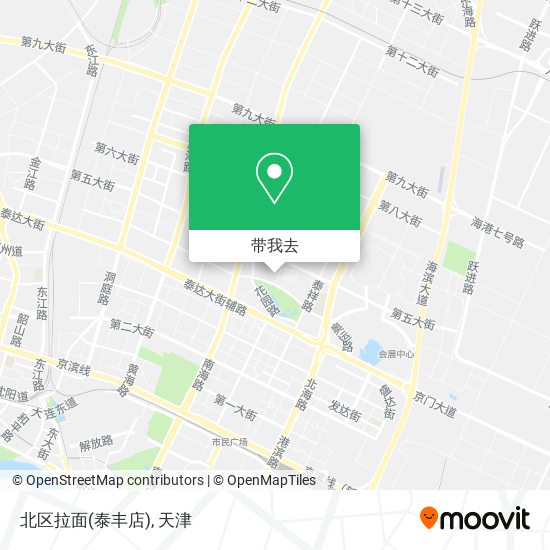 北区拉面(泰丰店)地图