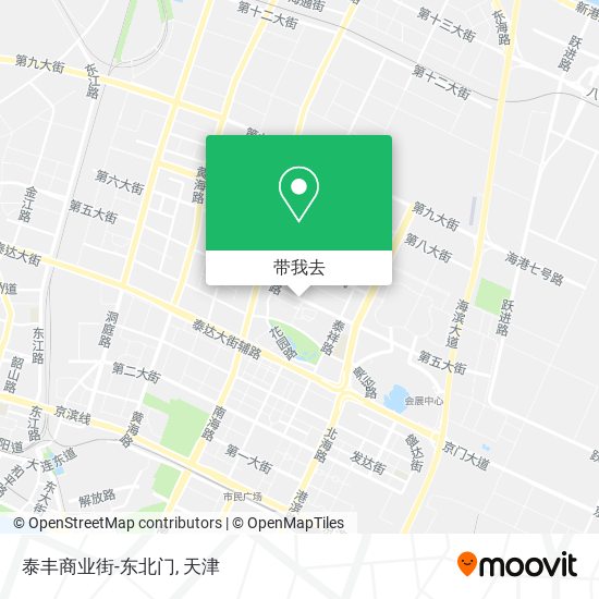 泰丰商业街-东北门地图