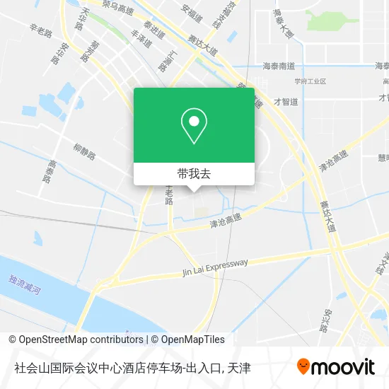 社会山国际会议中心酒店停车场-出入口地图
