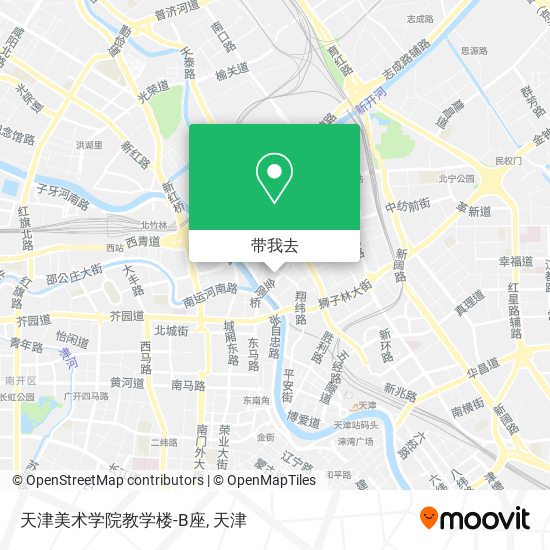 天津美术学院教学楼-B座地图