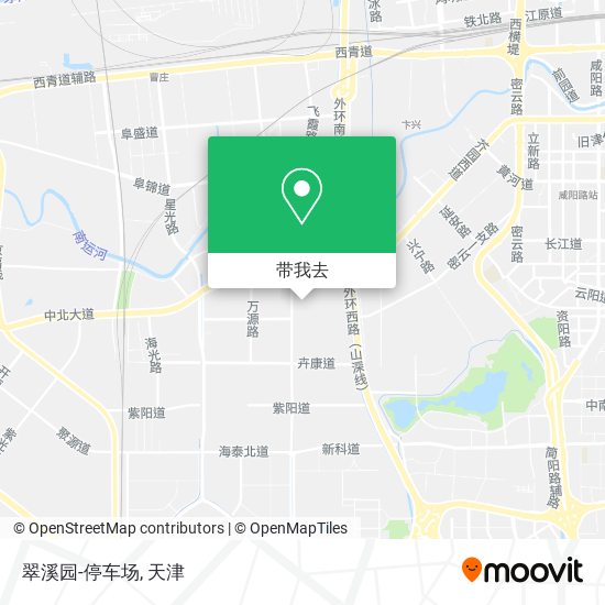 翠溪园-停车场地图