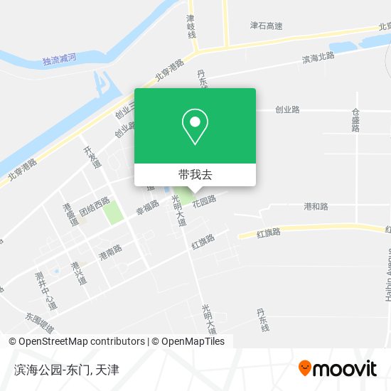 滨海公园-东门地图