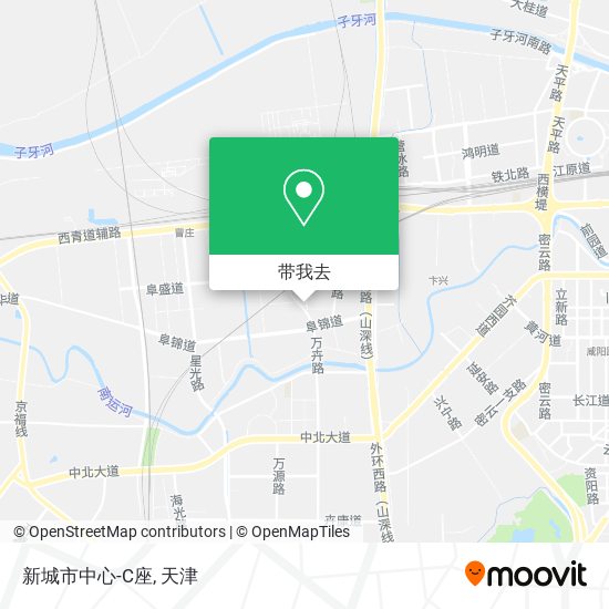 新城市中心-C座地图
