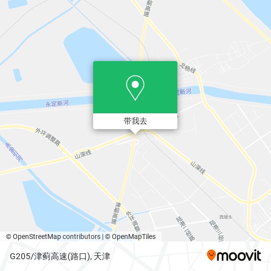 G205/津蓟高速(路口)地图