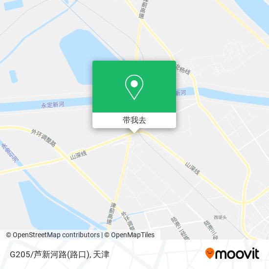 G205/芦新河路(路口)地图