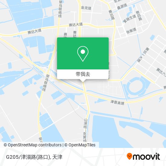 G205/津淄路(路口)地图