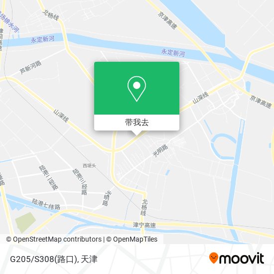 G205/S308(路口)地图