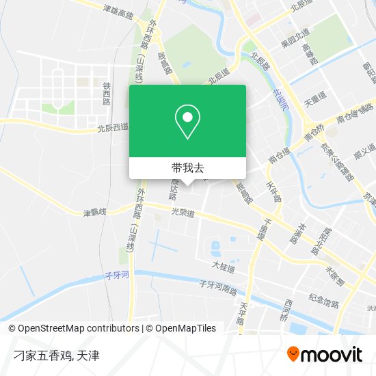 刁家五香鸡地图