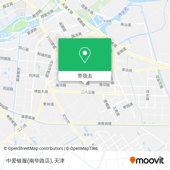 中爱银服(南华路店)地图