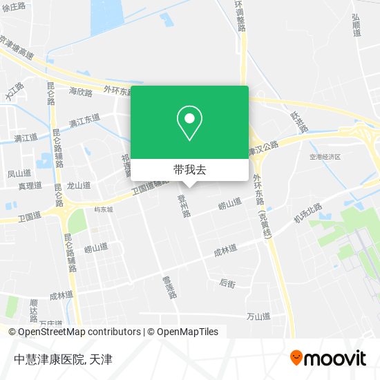 中慧津康医院地图