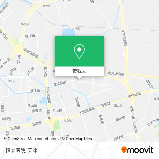 恒泰医院地图