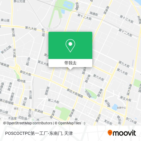 POSCOCTPC第一工厂-东南门地图