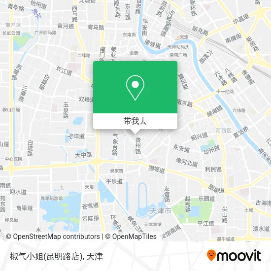椒气小姐(昆明路店)地图