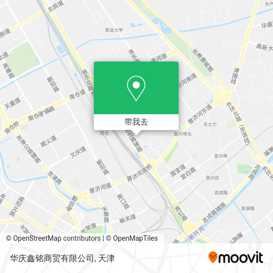 华庆鑫铭商贸有限公司地图