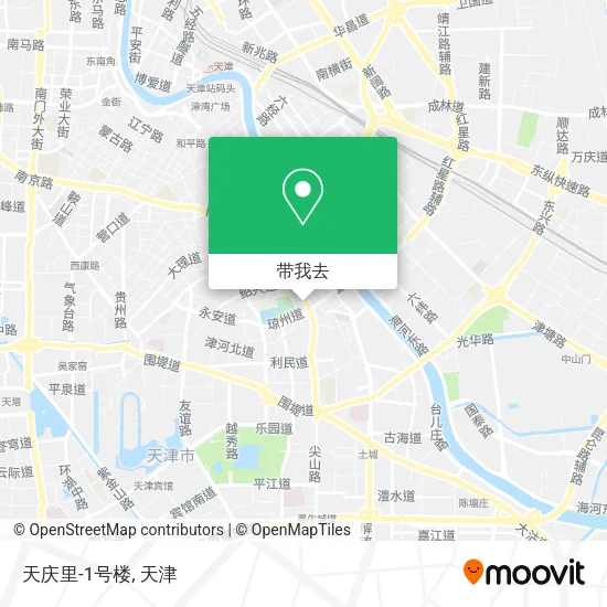 天庆里-1号楼地图