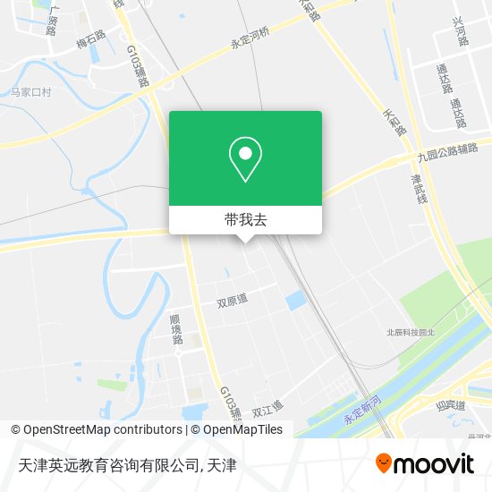 天津英远教育咨询有限公司地图