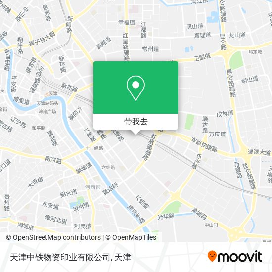 天津中铁物资印业有限公司地图