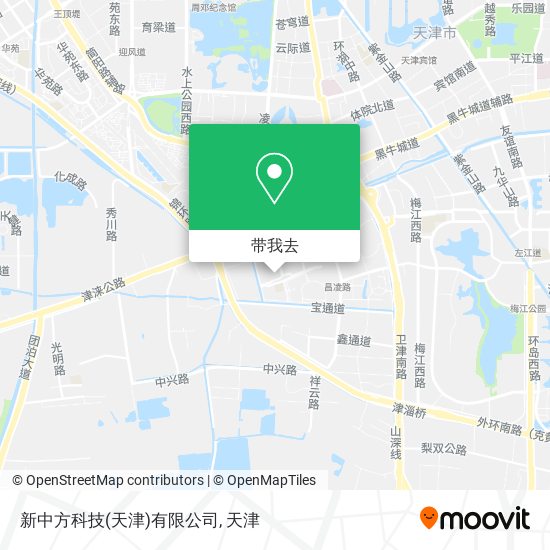 新中方科技(天津)有限公司地图