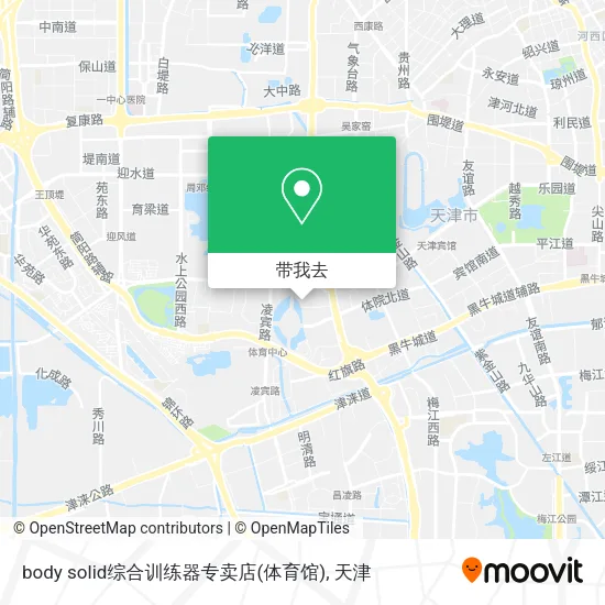 body solid综合训练器专卖店(体育馆)地图