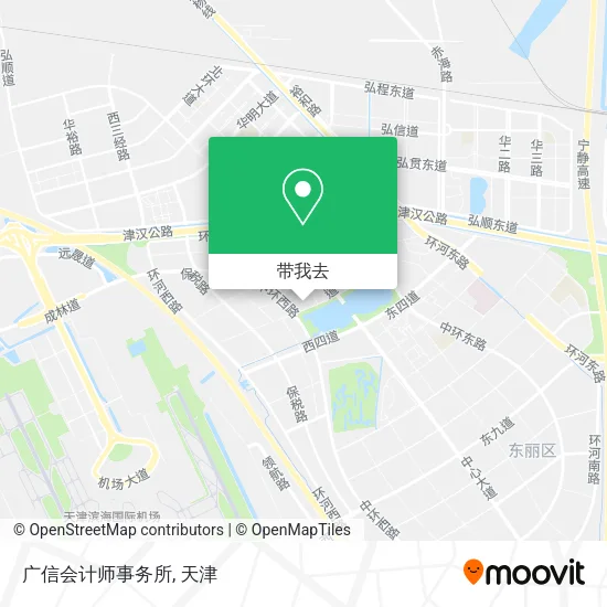 广信会计师事务所地图