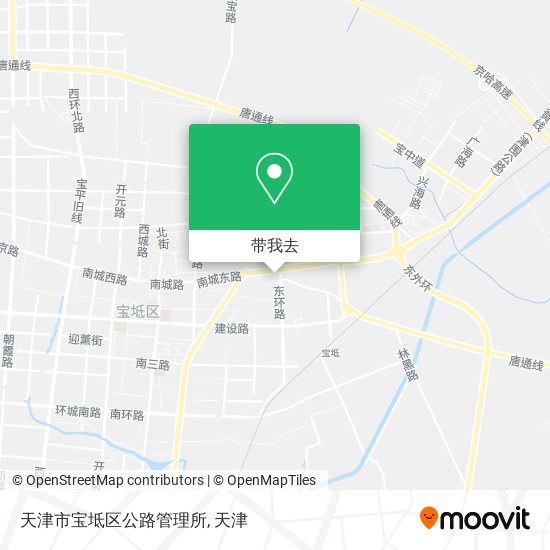 天津市宝坻区公路管理所地图