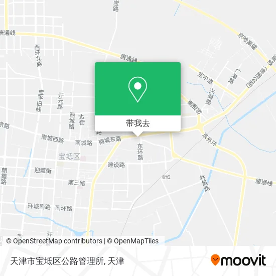 天津市宝坻区公路管理所地图