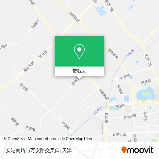 安港南路与万安路交叉口地图