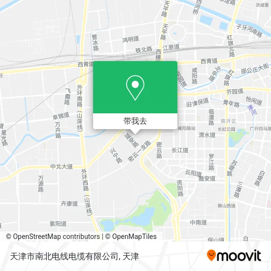 天津市南北电线电缆有限公司地图