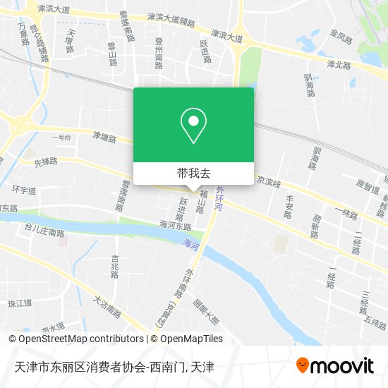 天津市东丽区消费者协会-西南门地图