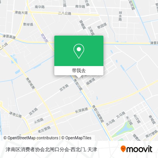 津南区消费者协会北闸口分会-西北门地图