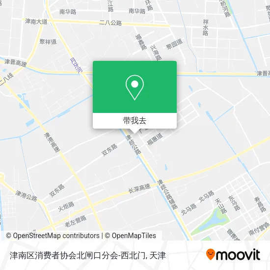 津南区消费者协会北闸口分会-西北门地图