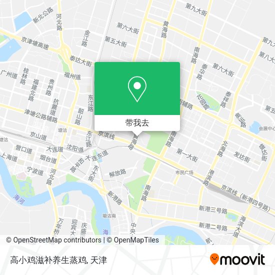 高小鸡滋补养生蒸鸡地图