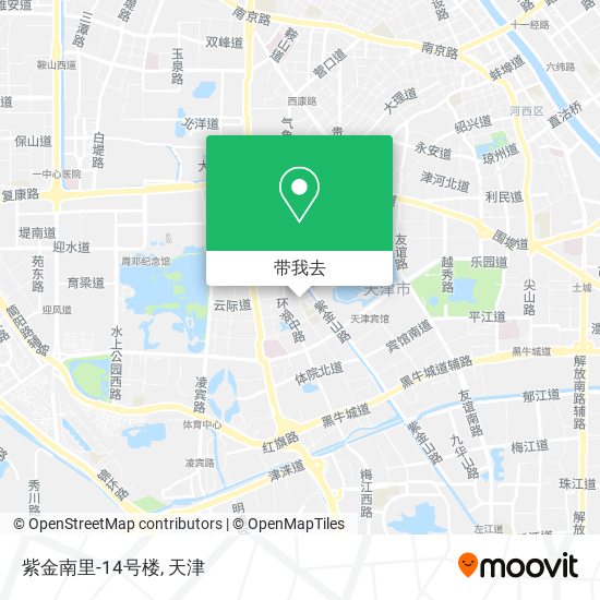 紫金南里-14号楼地图