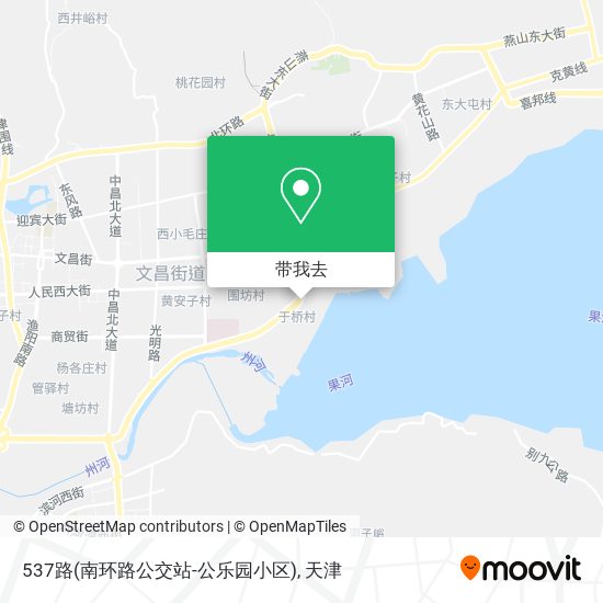 537路(南环路公交站-公乐园小区)地图
