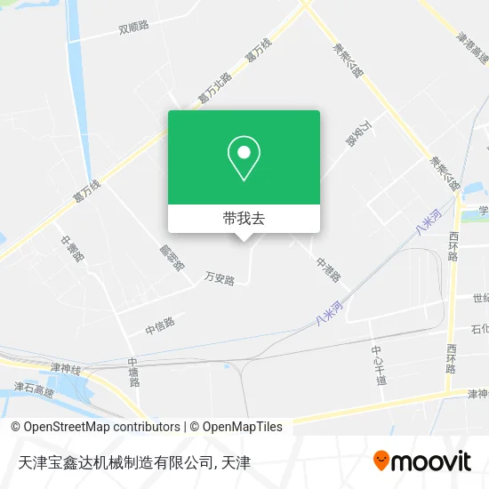 天津宝鑫达机械制造有限公司地图