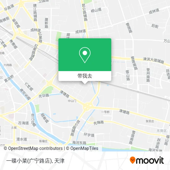 一碟小菜(广宁路店)地图