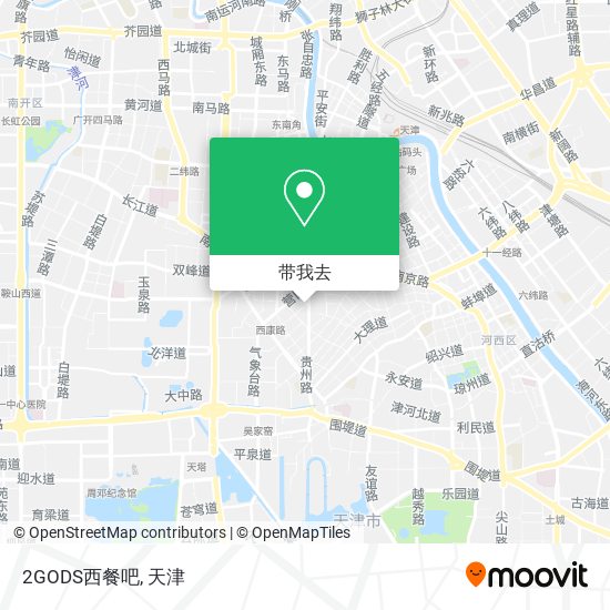 2GODS西餐吧地图
