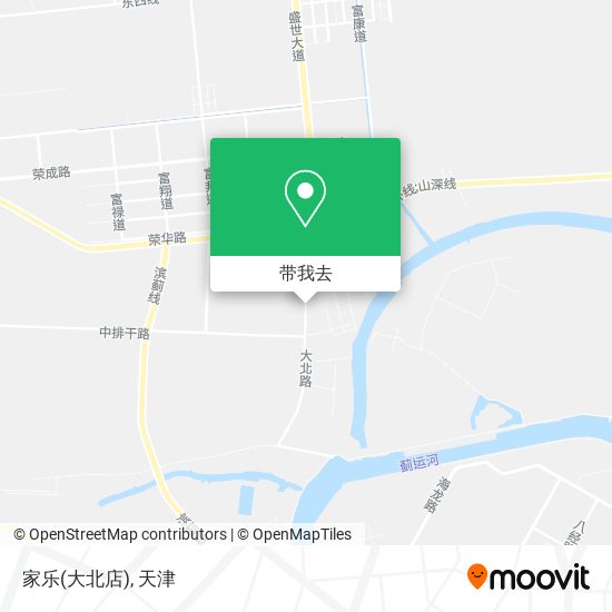 家乐(大北店)地图