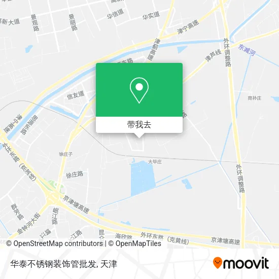 华泰不锈钢装饰管批发地图