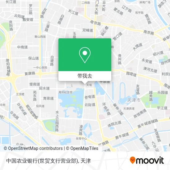中国农业银行(世贸支行营业部)地图