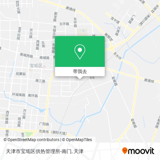 天津市宝坻区供热管理所-南门地图