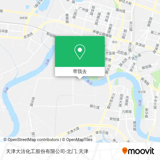 天津大沽化工股份有限公司-北门地图